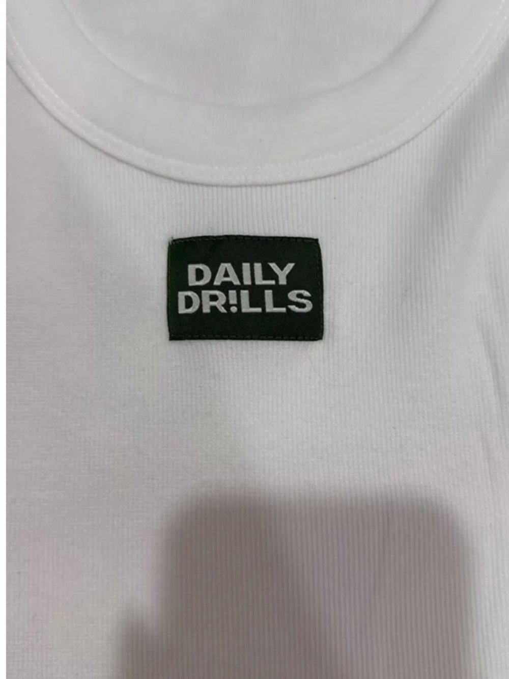 Daily drills white tank!